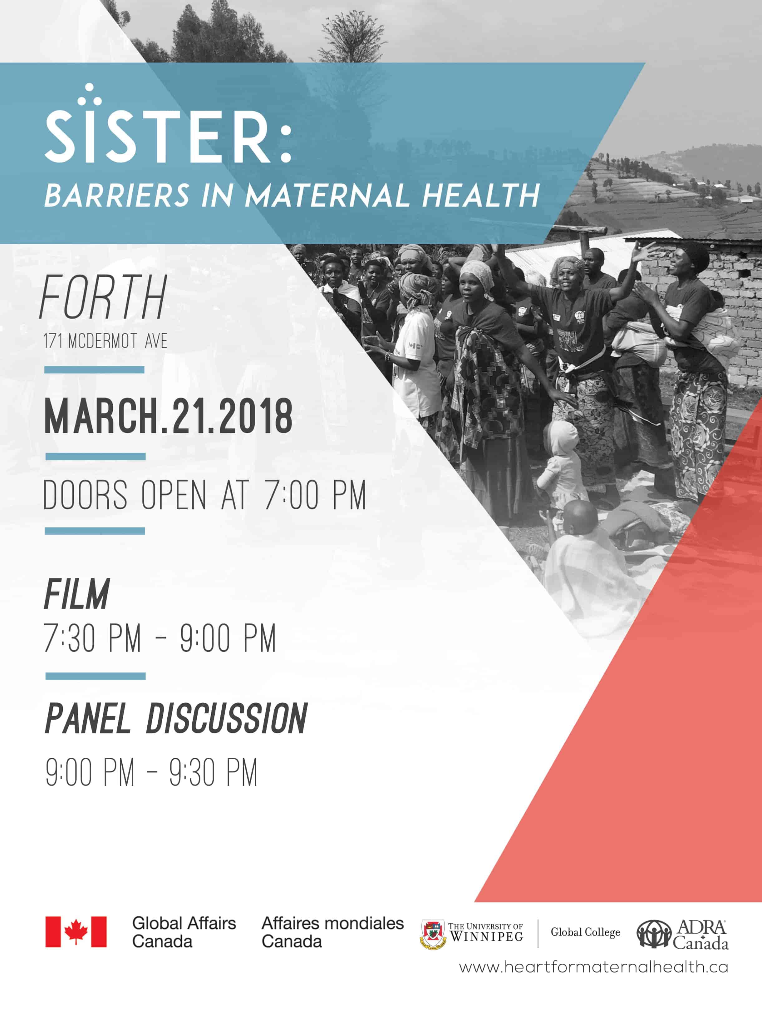 Sister: Barriers to Maternal Health Poster